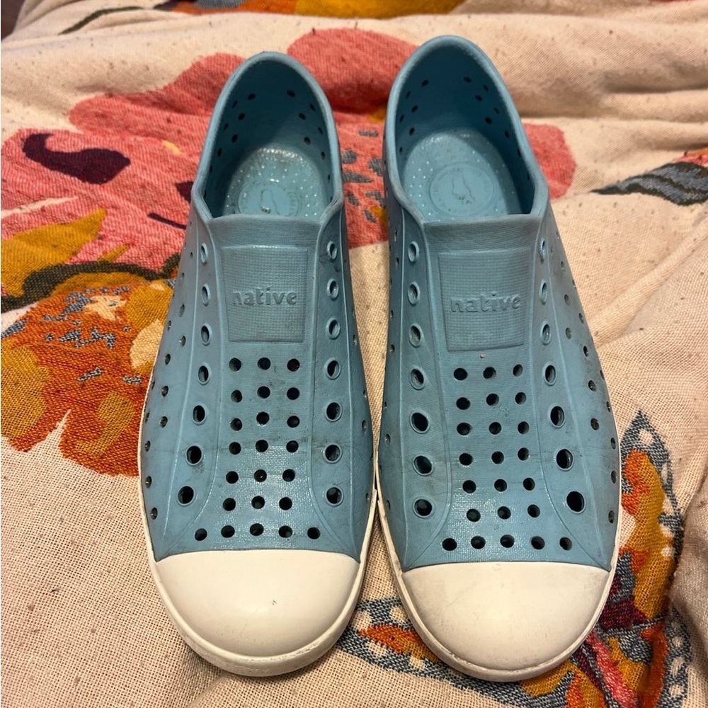 Native Kids Shoes J3 Light Blue